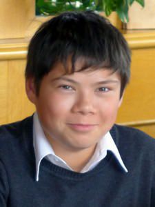 Johann Yothin Weygandt mit 13 Jahren