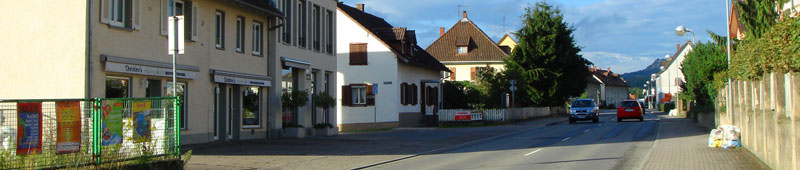 Kohlbergweg Gottmadingen aus Richtung Schaffhausen LINKS